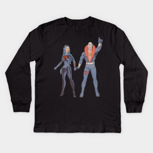 Destro & The Baroness Kids Long Sleeve T-Shirt